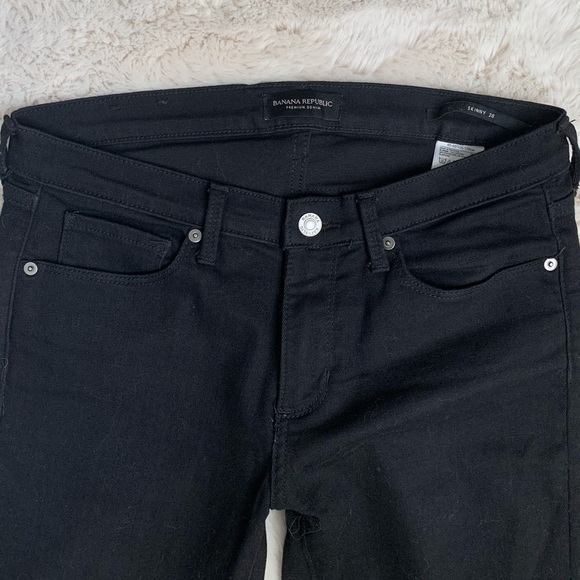 Banana Republic Skinny Black Jean - Picture 2 of 5